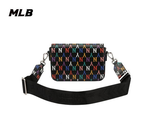 【F断码包】【微瑕，如无货做退款处理】MLB彩虹涂鸦单肩斜挎包32BGPC111 商品图2