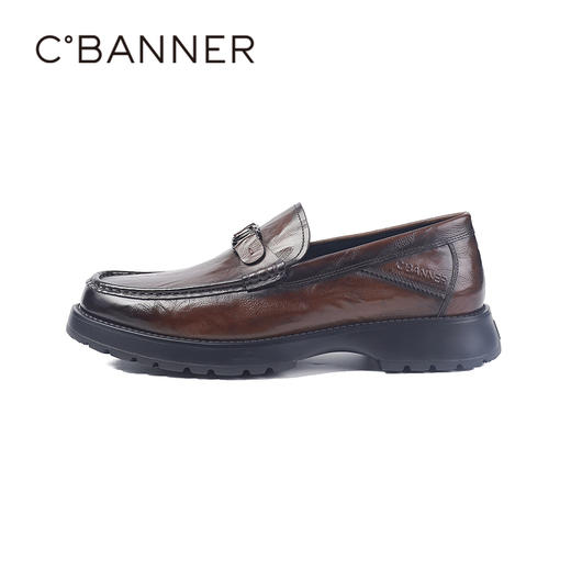 千百度秋季男单鞋质感牛皮鞋面商务正装A25430062 商品图1