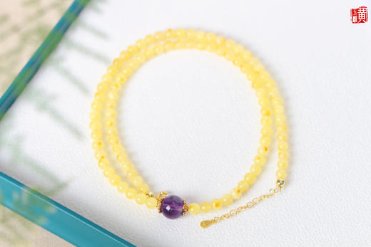 蜜蜡项链，珠径4.5mm 商品图1