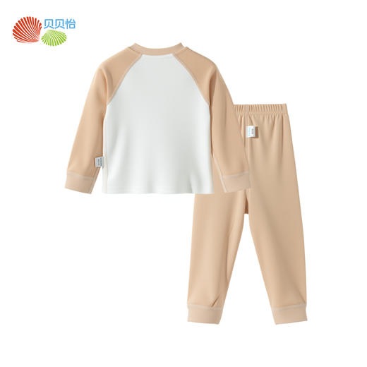 贝贝怡男女宝宝内衣套装春秋婴儿套头上衣秋衣秋裤家居服ZB3ET012 商品图8