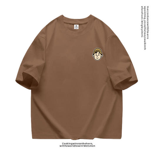 【GZ】无忧购“清仓大促”白色纯棉圆领短袖T恤宽松半袖印花休闲显瘦上衣卡通款（截单后3-5天发货） 商品图6