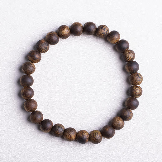 xy0417，7mm沉香素圈单圈手串 商品图0