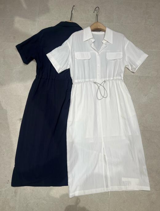 【门店同款】ENJOY夏季极简抽绳衬衣长裙 162846914 商品图2
