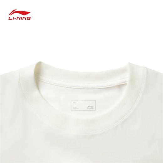 【肖战同款】李宁运动潮流系列男女同款冰感舒适吸湿排汗短袖文化衫AHSV483 商品图5
