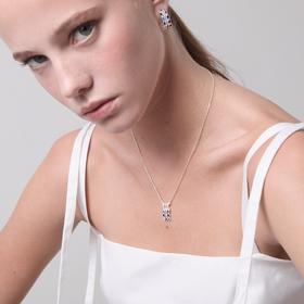 订购6周到｜Joidart-AUBE-银色 彩色珐琅 小流苏 项链［西班牙设计师］