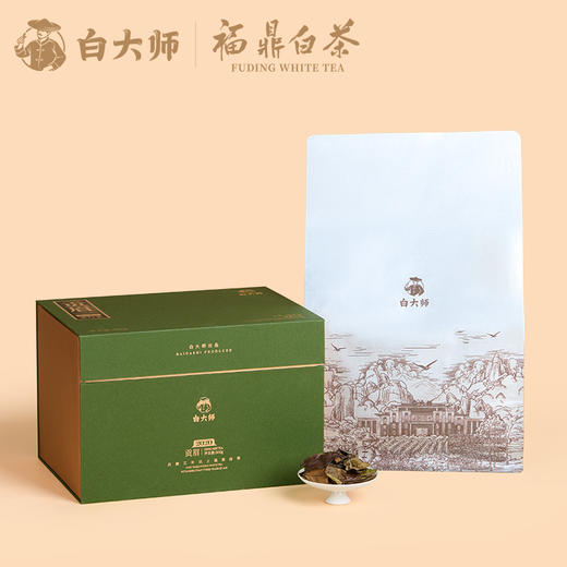 白大师福鼎白茶2020年一级贡眉散茶口粮茶便携茶叶送礼礼盒300g 商品图4