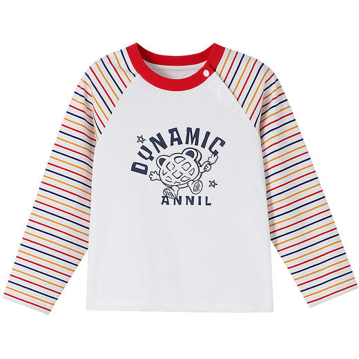 【实体店同款】男女童圆领长袖针织衫秋季新款安奈儿童装XM531155 商品图5