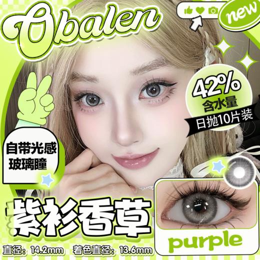 【紫衫香草】14.2中直径日抛10片装 商品图0