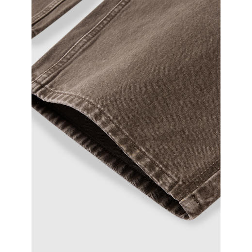 GXG男装 水洗深咖牛仔裤宽松阔腿长裤 冬热卖G24X054070 商品图4