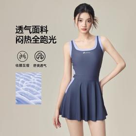 【氧气泳衣】2025新款一体裙游泳馆专用遮肉显瘦女士连体游泳衣