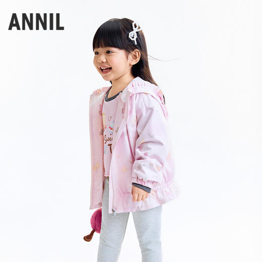 【实体店同款】女童夹克外套秋季新款安奈儿童装XG535193 商品图1