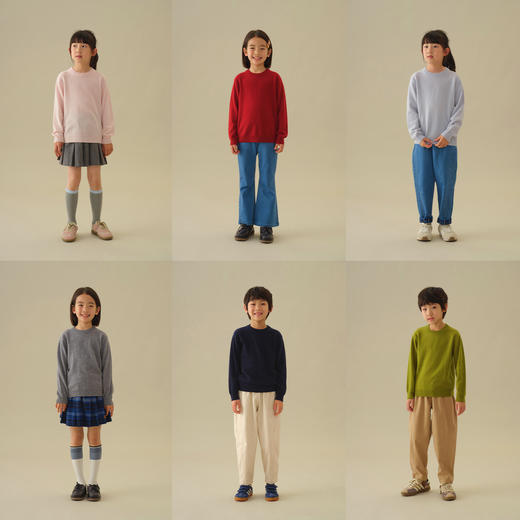 allblu幼岚【羊绒系列】康赛妮A类薄款羊绒套头毛衣亲子款 商品图2