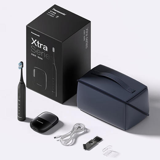 松下（Panasonic）小方盒剃须刀电动牙刷套装便携款往复式刮胡刀迷你送男生男朋友父亲生日礼物高档实用CML0 精致理容【净剃不留根洁齿抗菌】礼盒装_qb 商品图0