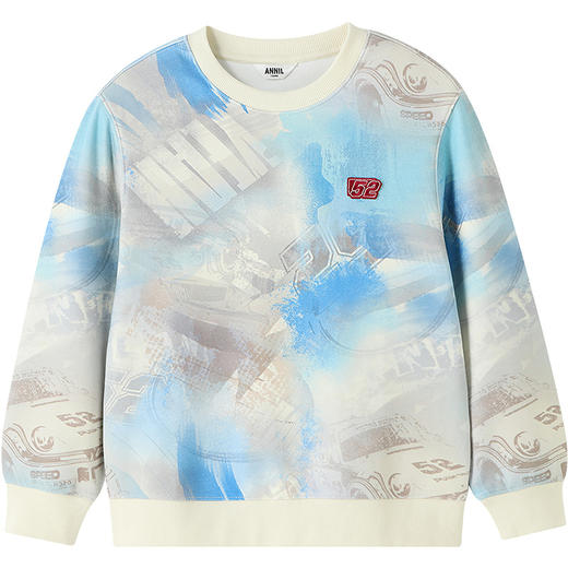 【实体店同款】男童圆领长袖卫衣秋季新款安奈儿童装AB531112 商品图5