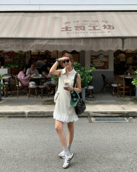 Selfwho25新款拼接蓬松泡泡背心裙070302 商品图11