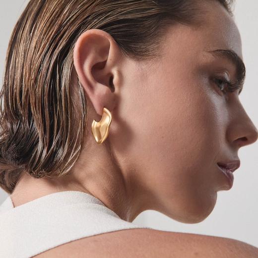 订购6周到｜Joidart-CALA-金色 缺口随形片 耳环［西班牙设计师］ 商品图0
