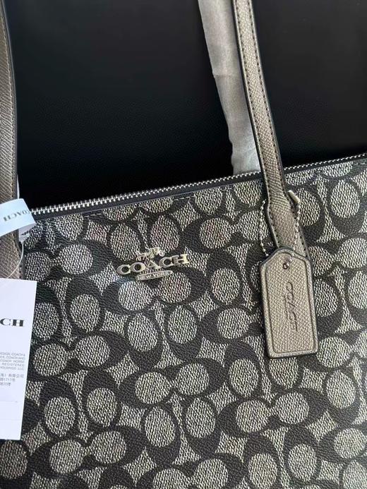 代工厂寇驰拉链款进口珠光老花公文包妈咪包 商品图9