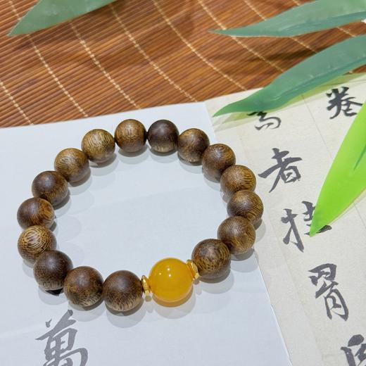 【天然绿棋楠沉香手串-个性款】众香之魁 木中舍利｜品质严选 产地直发 商品图0