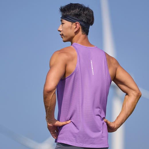 多威跑步背心男夏季新款专业运动背心透气无袖T恤2152001 商品图7