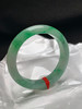 620404，55.6圈口，糯冰飘绿正圈平安镯，白底飘阳绿，色辣，种水好 商品缩略图2
