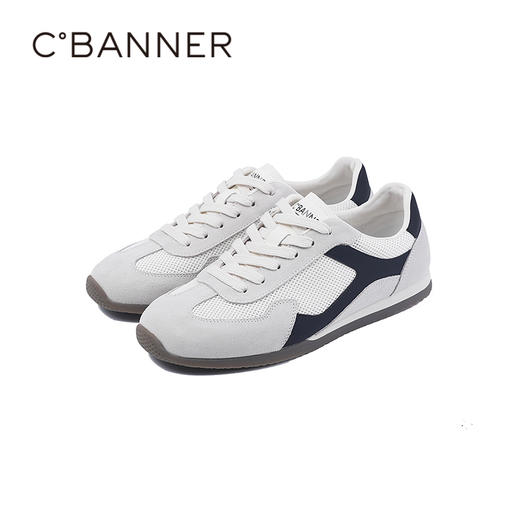 千百度秋季百搭德训鞋舒适低跟强韧橡胶底男鞋A25462966 商品图4