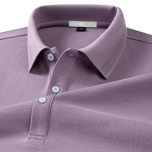 圣得西男士短袖休闲polo衫2025年夏季新款商务百搭立领短袖衬衫 商品图4