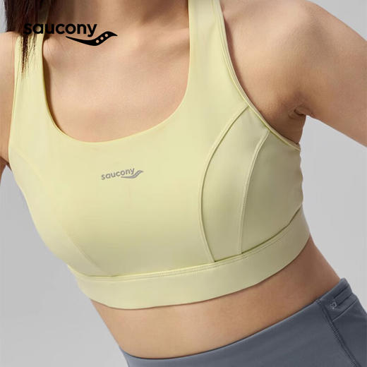 Saucony索康尼 春夏女款高强度支撑美背舒适透气跑步运动内衣bra 商品图3