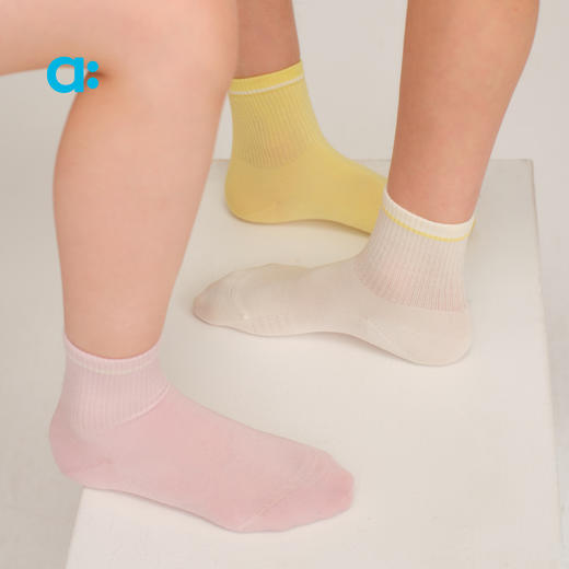 allblu幼岚【经典中筒袜】男童女童25秋新款不勒脚排汗3双装丨【该商品不支持用券】 商品图4