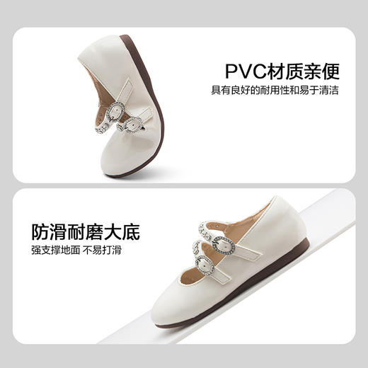 笛莎Deesha 女童童鞋2025秋新款浅口低帮皮鞋 商品图3