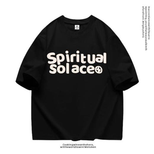 【GZ】无忧购“清仓大促”新款短袖印花宽松百搭阔版半袖休闲纯棉T恤英文款（截单后3-5天发货） 商品图7