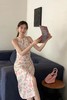 SIA SAYLOR 法式浪漫印花褶皱连衣裙 20890 商品缩略图3