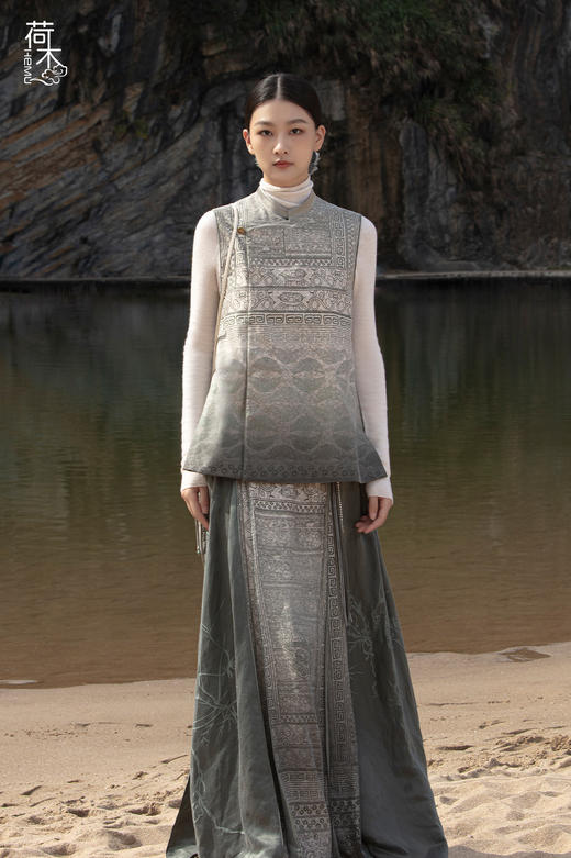 荷木HEMU丨忆良渚·半裙 商品图2