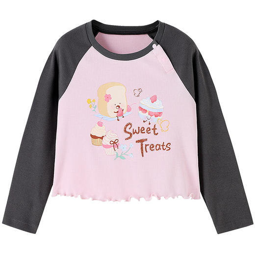 【实体店同款】女童圆领长袖上衣秋季新款安奈儿童装XG531184 商品图7