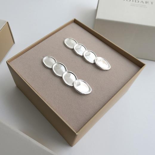 订购6周到｜Joidart-CALA-银色 随形片 长吊坠 耳环［西班牙设计师］ 商品图4