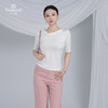 【三色可选】轻盈云朵感法式荡领弹力T恤EZ2C133 商品缩略图2