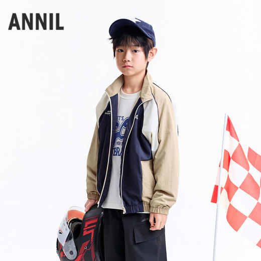 【实体店同款】男童夹克外套秋季新款安奈儿童装AB535475 商品图2