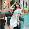 奢姿大码女装2025夏季减龄波点方领连衣裙胖妹妹假口袋时尚裙子9952869804 商品缩略图2