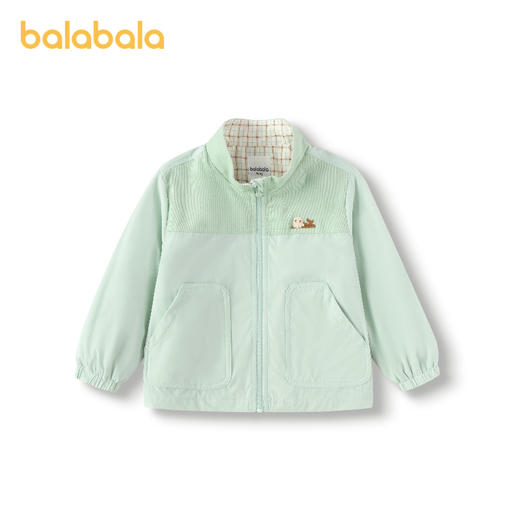 【商场同款】巴拉巴拉童装男宝宝外套拼接灯芯绒2025新款秋装上衣 商品图1
