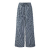 【2件9折】【Petit Bari】(多色)慵懒松弛松紧腰竖条纹廓型休闲裤 商品缩略图1