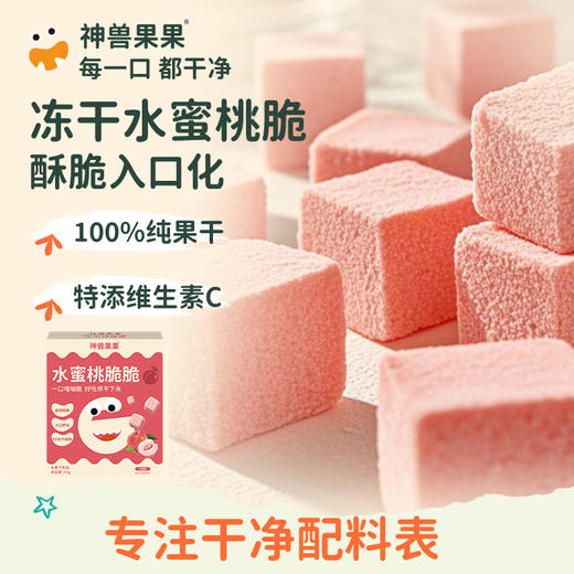 【神兽果果】干净配料表无添加冻干水果非溶豆婴儿宝宝营养小吃-水果脆脆系列 商品图3