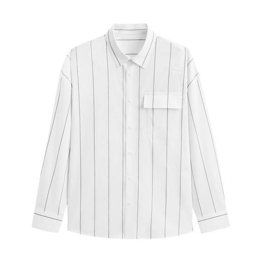 GXG男装 条纹长袖翻领衬衫 春季热卖商务休闲长袖衬衫G24X032006 商品图4