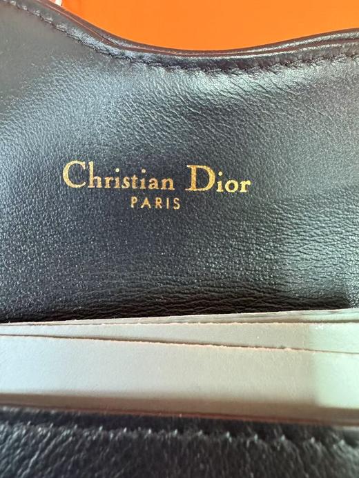 DIOR迪奥 Saddle 老花刺绣满印翻盖 织物 马鞍包卡夹卡包 女款 牛仔蓝色 商品图4