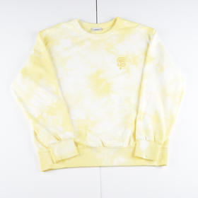 【XS/XL断码服】【微瑕，如无货做退款处理】MLB圆领扎染彩色印花长袖卫衣3AMTS0221