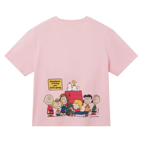 佐丹奴女装【史努比联名款】商场同款【sorona】弹力保型面料凉感短袖T恤05395265 商品图3