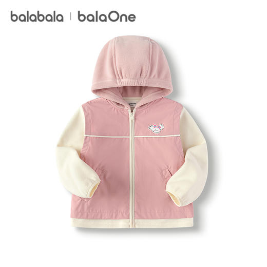 巴拉巴拉balaOne宝宝外套儿童上衣男童女童2025新款秋装假两件潮 商品图4
