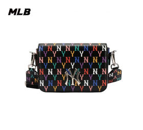 【F断码包】【微瑕，如无货做退款处理】MLB彩虹涂鸦单肩斜挎包32BGPC111