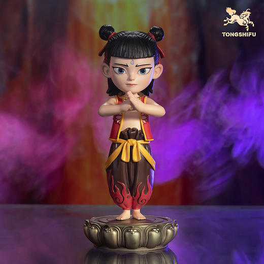 铜师傅《哪吒之魔童闹海》正版授权 灵珠版哪吒 潮玩铜摆件周边 商品图0