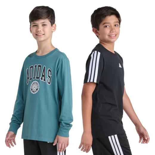 Adidas阿迪达斯男孩运动T短袖+长袖2件套只要￥245直邮到手 商品图6