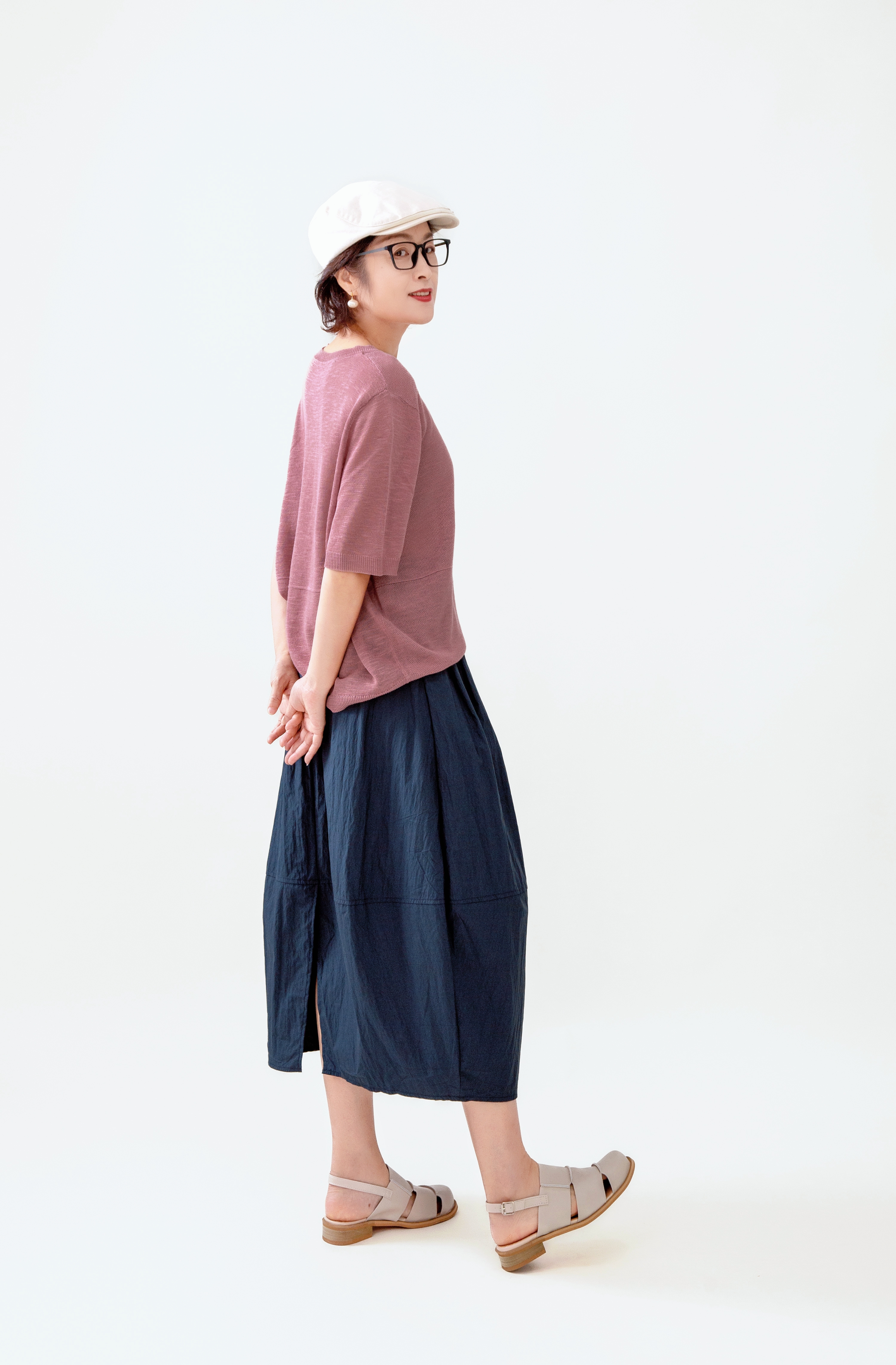 文艺风花苞半裙