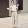 【预售2天】夏日绝美穿搭套装2025新款百搭气质无袖洋气显瘦阔腿裤两件套YDYX9358 商品缩略图2